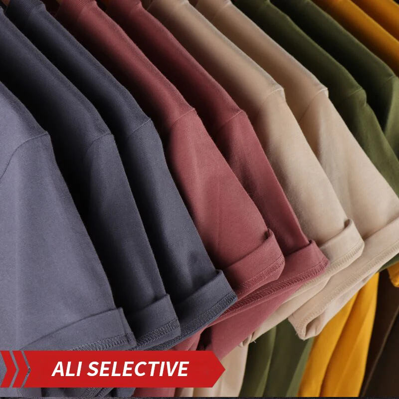 

Top Seller Solid Color 230g 100% Cotton T Shirt High Quality Seamless Men's Oversized Tshirts, Customized color