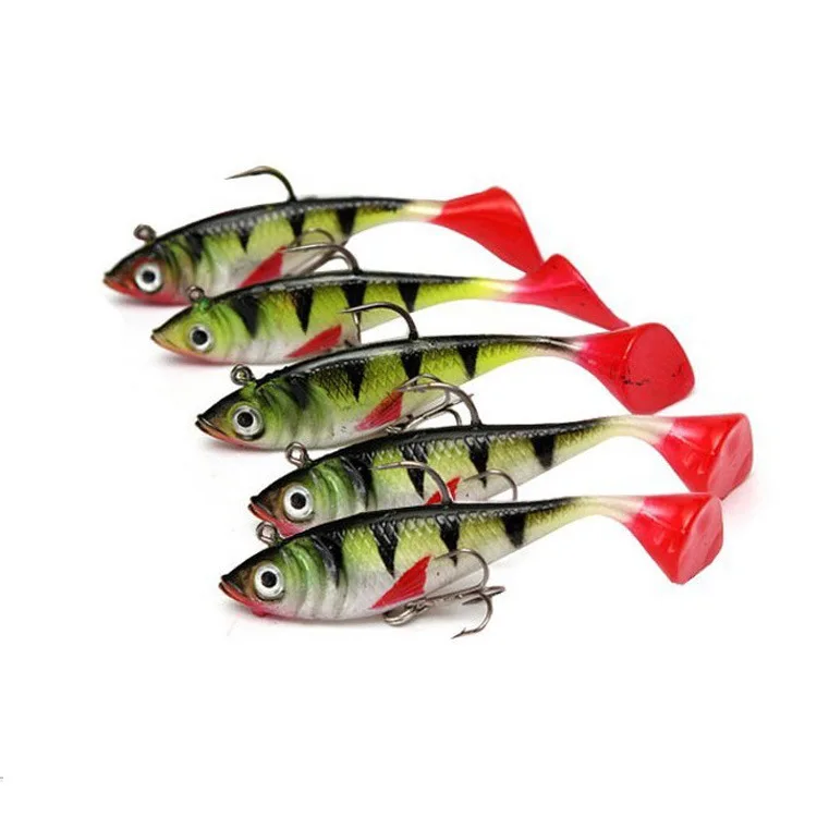 

Poddy Mullet Soft Plastic Vibe Flathead Fishing Lure Paddle Tail Redfin