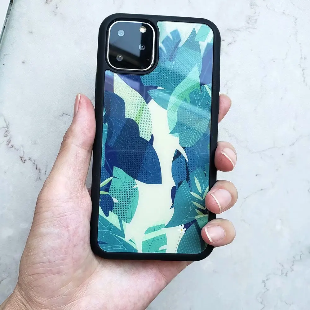 

2019 New Blank Sublimation Glass Cell Phone Cover For iphone 11, 6 colors or customzied
