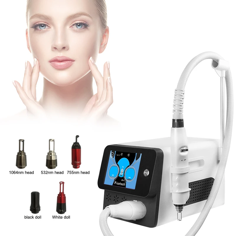 

2023 Professional Non-invasive Nd Yag Laser Picosecond 755nm Tattoo Removal Pigmentation Treatment Laser Machine