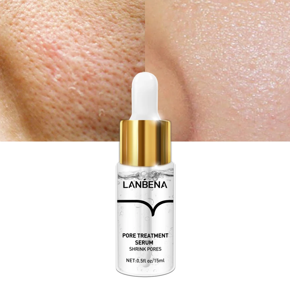 

LANBENA Private Label Pore Minimizer Serum Pore Shrinking Refining Skin Tightening Blackhead Remover Treatment