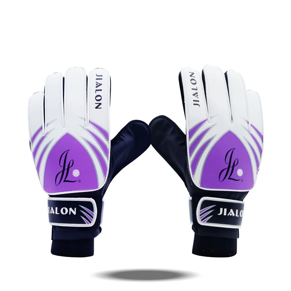 purple football gloves