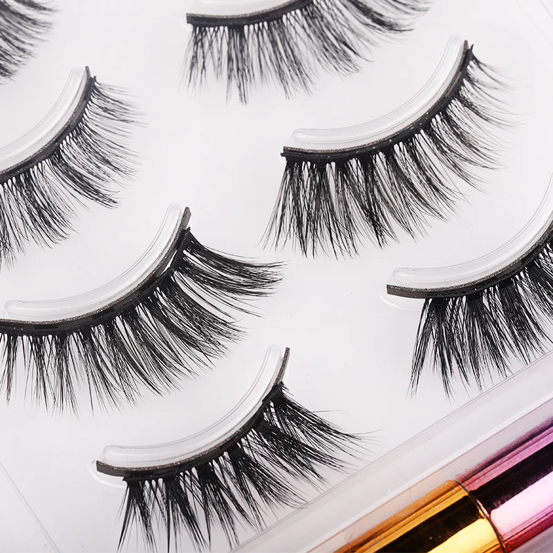 

3D natural magnetic eyelash magnetic lash eyeliner magnetic eyelash kits magnetic eyelashes vendor