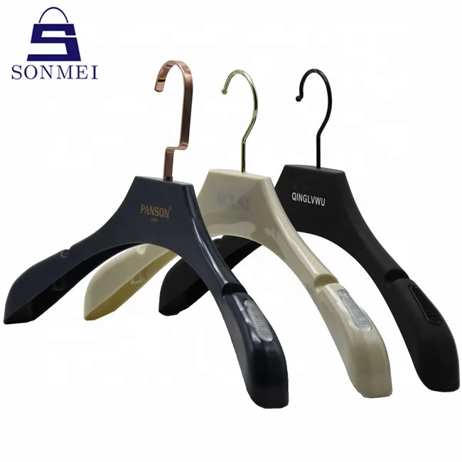 

Shirt hangers plastic wholesale good quality coat clothes hanger plastic, Pink,purple,black,blue,brown,custom color