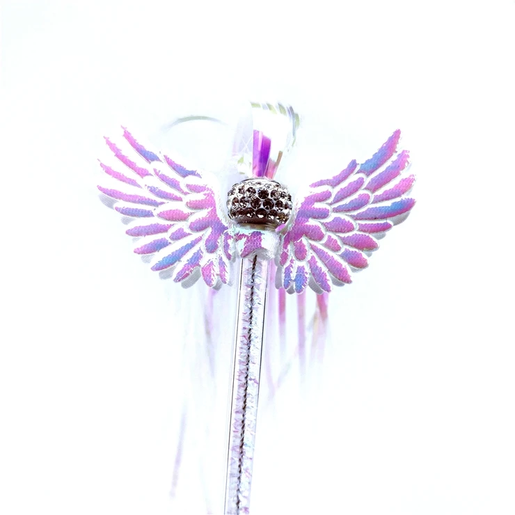 

Wholesale Exquisite Cat Accessory Pet Toy White Angel Funny Cat Stick