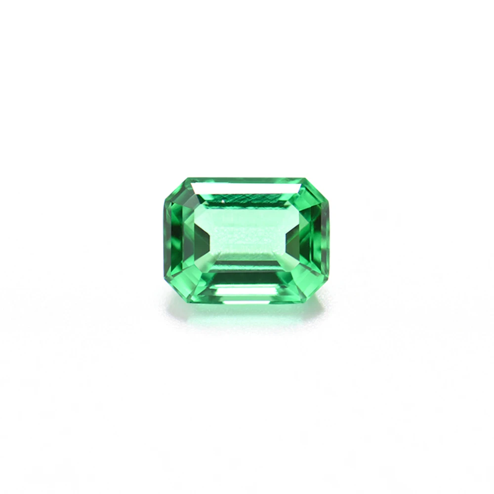 Synthetic Emerald Gem Stones  Lab Colombian Octagon Emerald Cut Green Color Lab Created Emerald 1carat 2carat