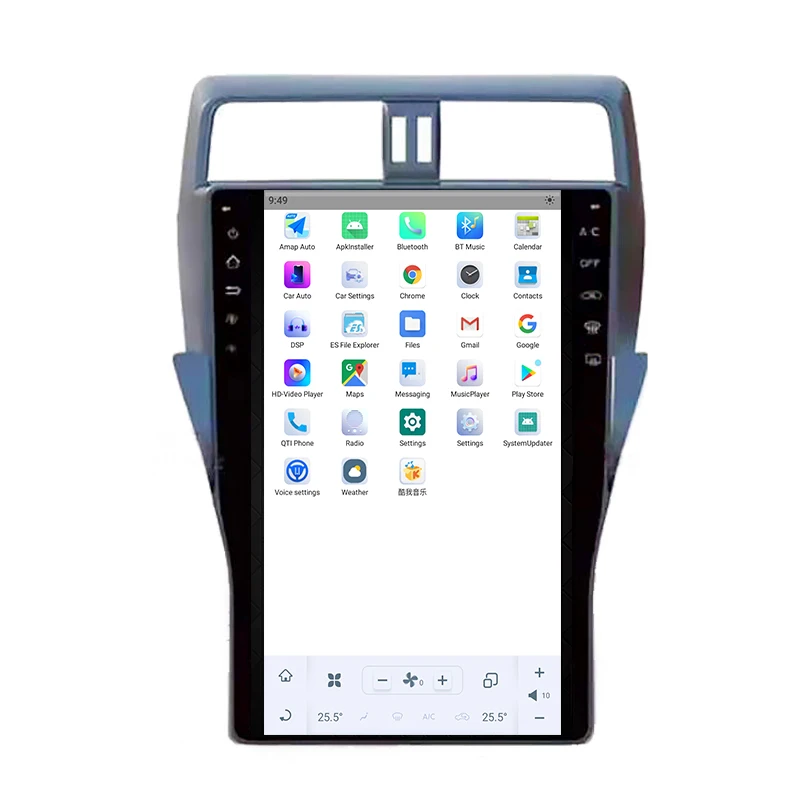 

16" Tesla Screen Android 11 Car Radio For Toyota Land Cruiser Prado 150 2018 2019 GPS Navigation Stereo Head Unit Car DVD Player