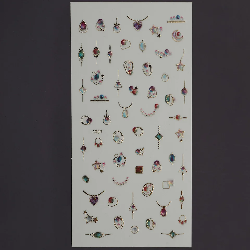

2021 nail stickers Self Adhesive nail art stickers