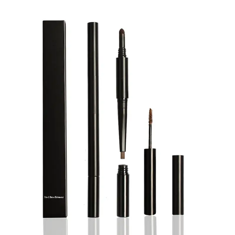 

VV-45r Wholesale Cosmetics Makeup 3 In 1 Eye Brow Pencil Private Label Eyebrow Pencil