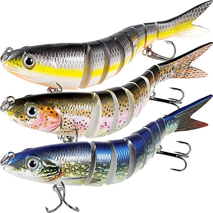 VTAVTA 14cm 23g Sinking Wobblers Fishing Lures Jointed Crankbait Swimbait 8 Segment Hard Artificial Bait For Fishing Tackle Lure