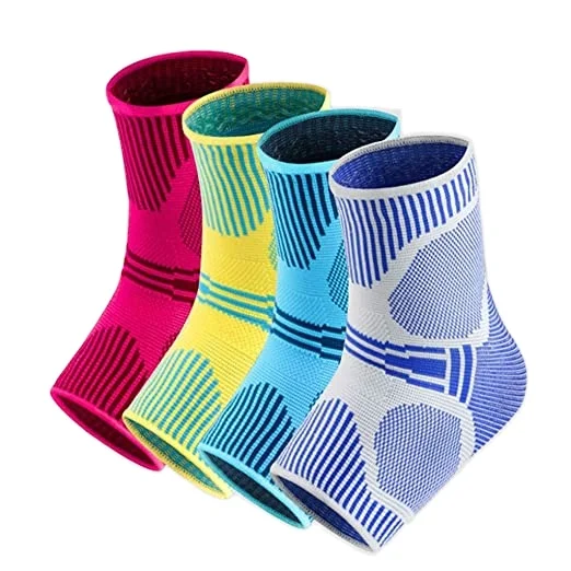 

Ankle Basketball Sprain Thermal Protection Sleeve Breathable Compression Sports Ankle Sleeve, 4 colors