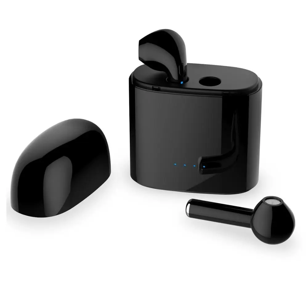 Bluetooth wireless cheap i7s tws earbuds earphones with charging case