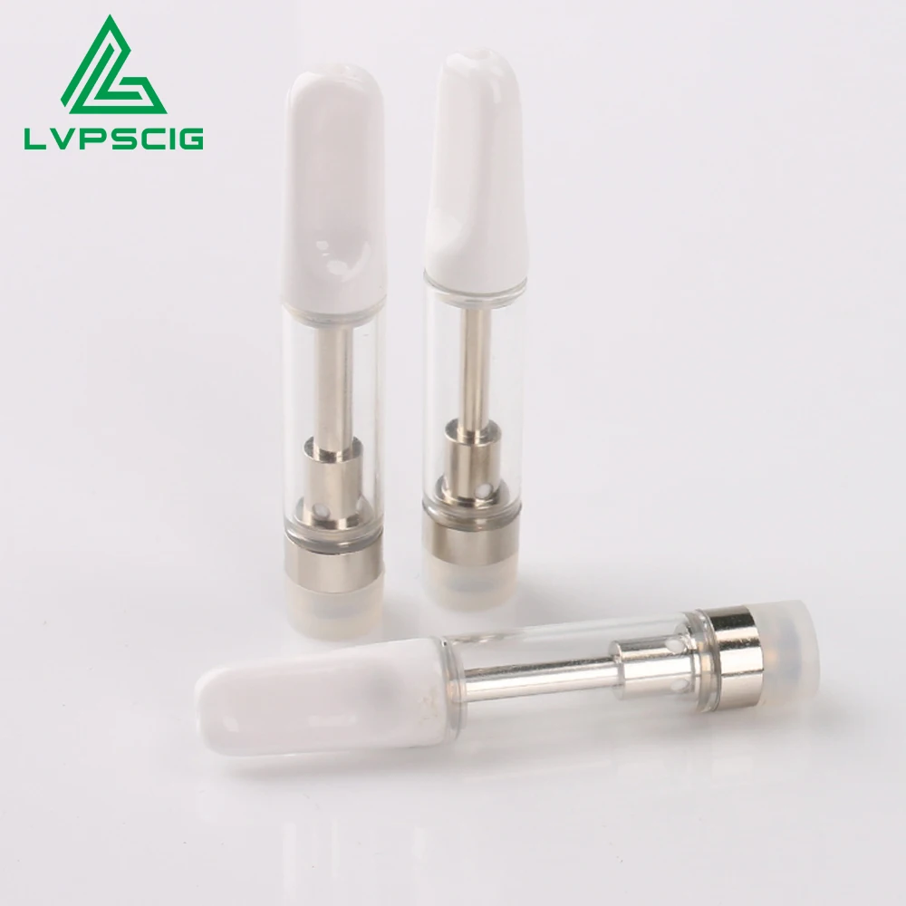 

USA Most Popular Glass Tank Ceramic coil 0.5ml 0.8ml 1ml Carts Empty CBD Cartridge