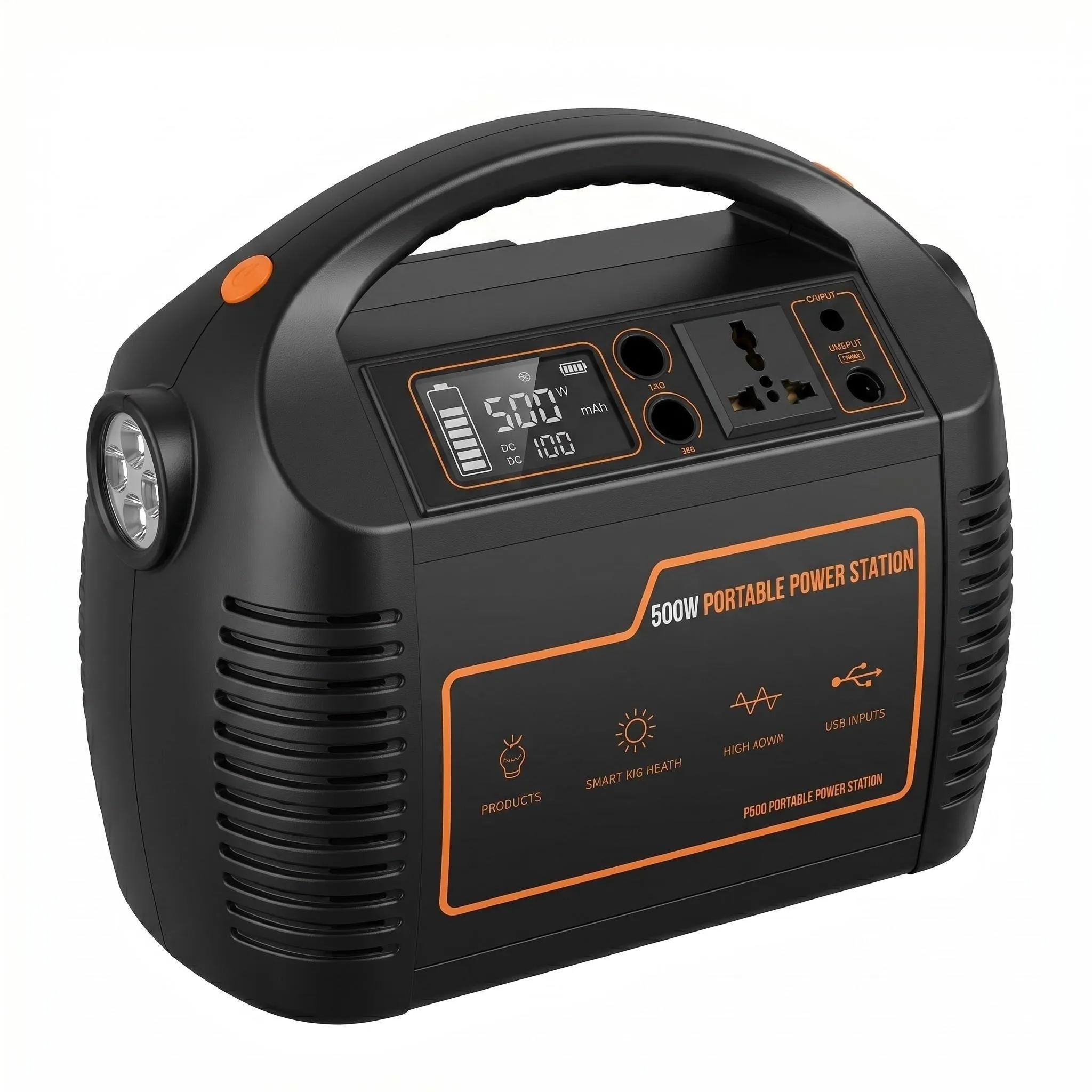 P500 Black Back View