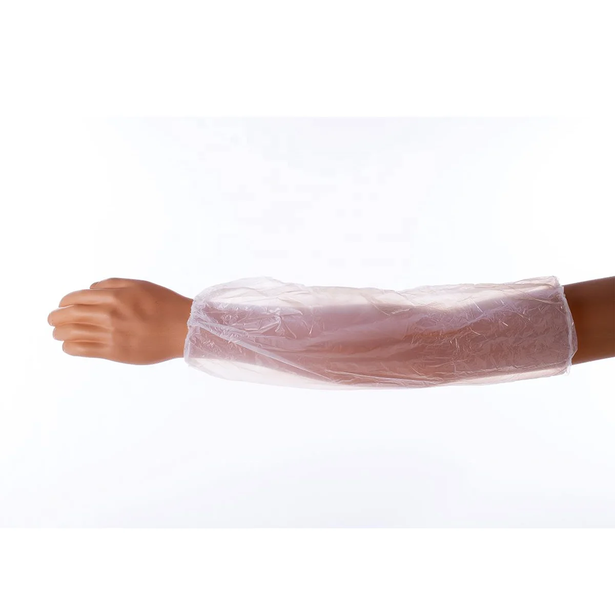 

Disposable plastic pe sleeves cover 20*40, White,blue...