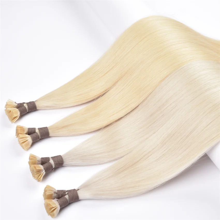 

Blonde Keratin Tipped Hair Extension Last 2 Years Cuticle Aligned Hair Double Drawn Full Cuticle Hair Wholesale