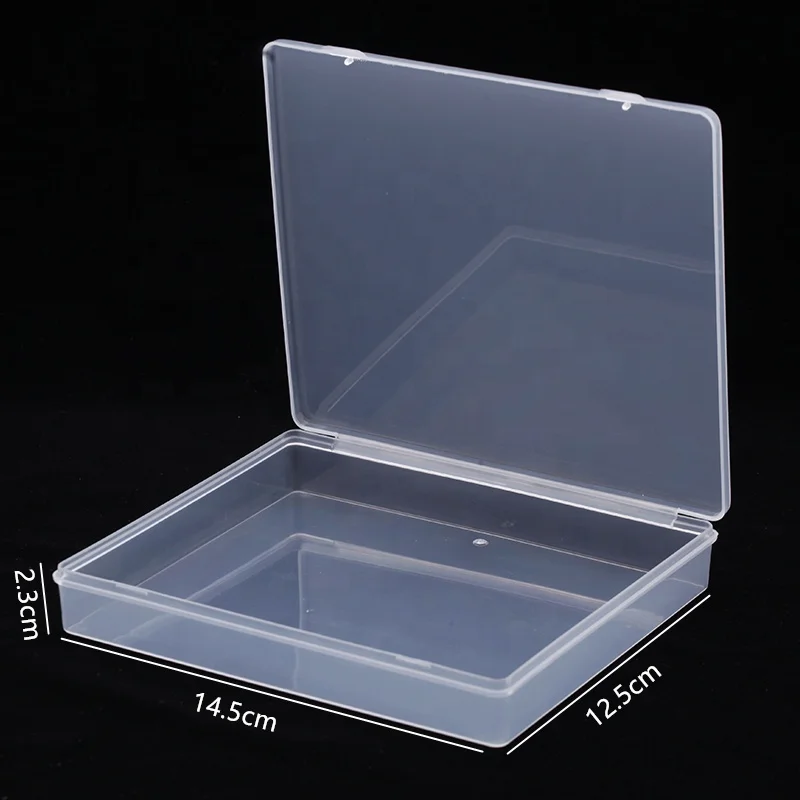 

Individual Lids Transparent Thick Plastic Box for Card Organizer, Customized