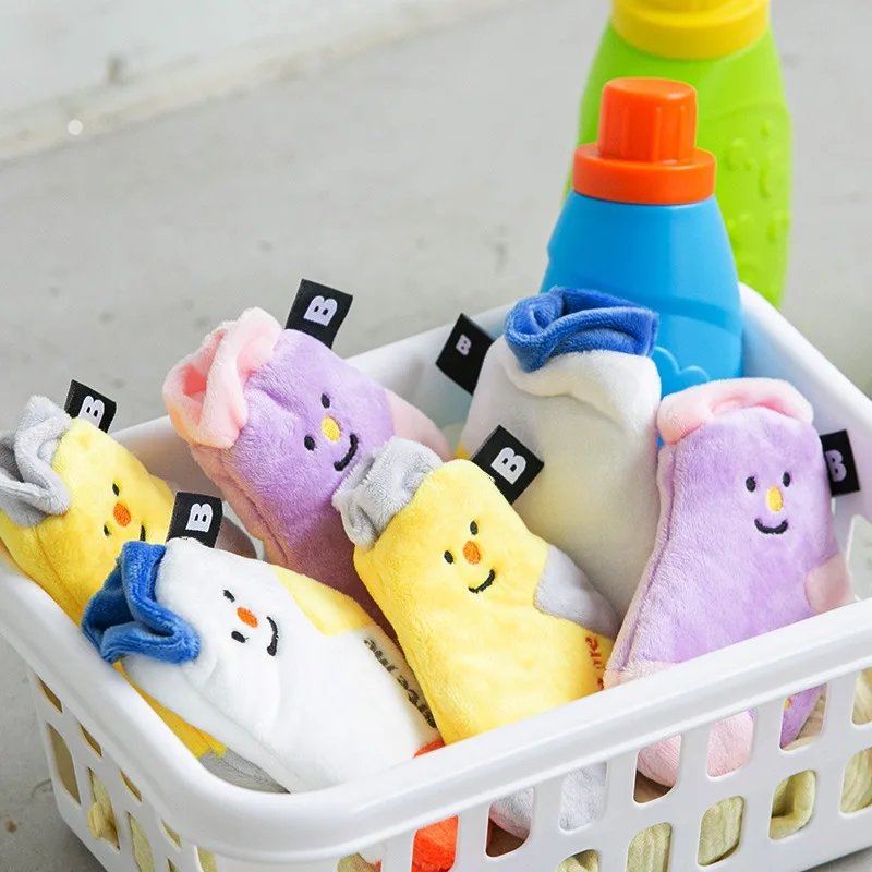 

Wholesale 2021 Soft Cotton Squeaky Pet Molar Bite Chew Socks Toy Pet Teddy Dog Chewing Stocking Toys, As picture