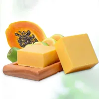 

Best skin whitening herbal extract 100% natural handmade Papaya Soap