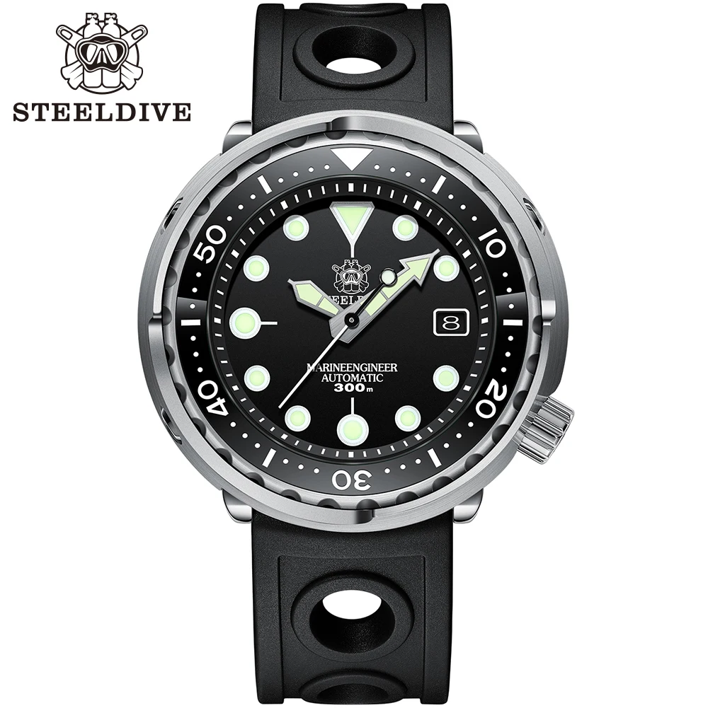 

Wholesale Price! SD1975 Steeldive Design No Logo Blue Ceramic Bezel NH35 Automatic Mens Wristwatch Dive