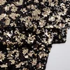 Fashion leopard print polyester embroidery sequined fabric India for clothing