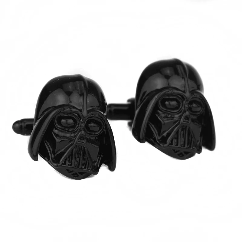 

Movie Starwars Darth Vader Mask Alloy Enamel Cufflinks