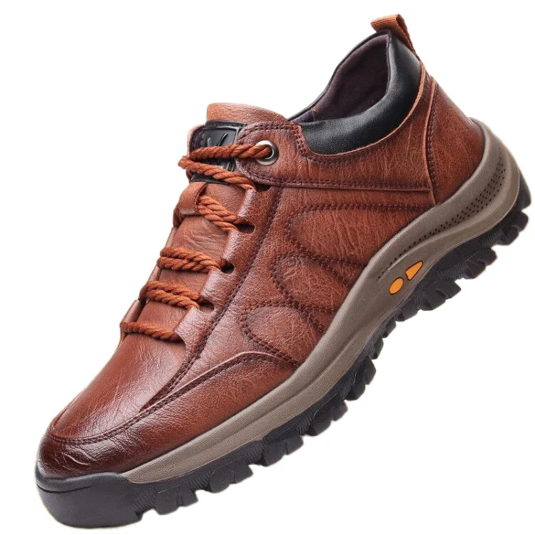 

2021 Autumn New Low-cut Round Toe British Fashion Hiking Shoes Men's Sports Casual Shoes, Picture
