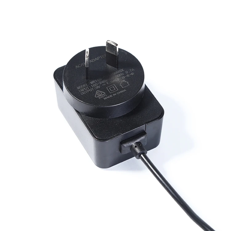 

Saa certified table lamp use 5volt 2a 2.5a 12v1.25A wall power adapter with switch on/off 1.8m