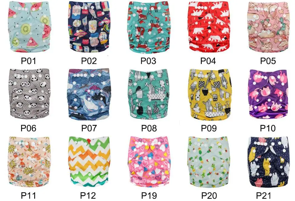 Modern White Double Breasted Cloth Diaper With Suede Cloth Baby Diaper