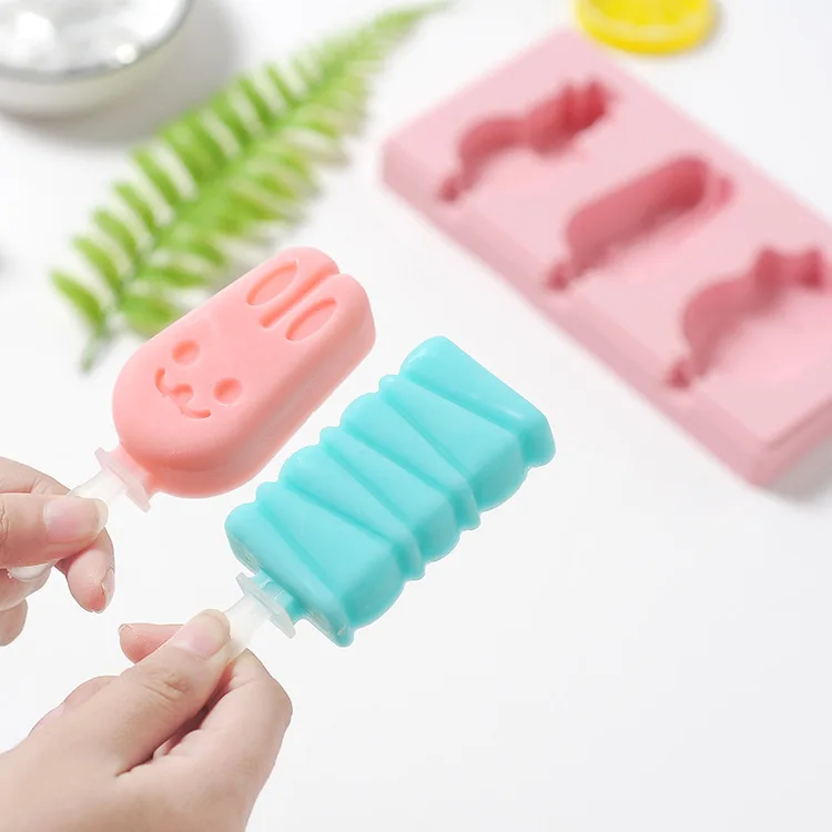 

Homemade handmade DIY ice cream mold with stick