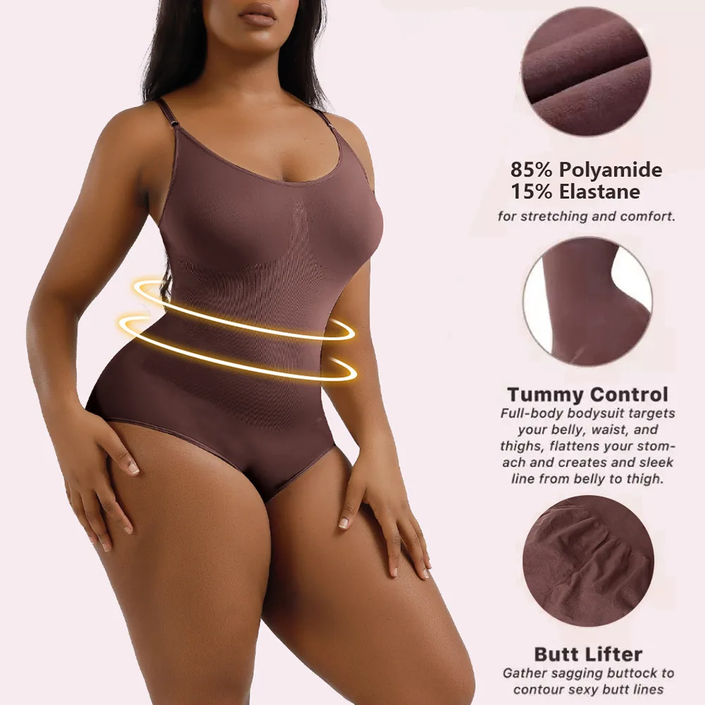 

Shapewear For Women High Waist Butt Lifter Tummy Control Shapewear Bodysuit Seamless Body Shaper Shapewear