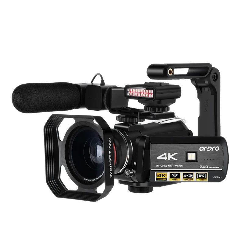 

AC3 4K UHD Vlog Professional Ghost Hunting infrared Night Vision Digital Video Camera