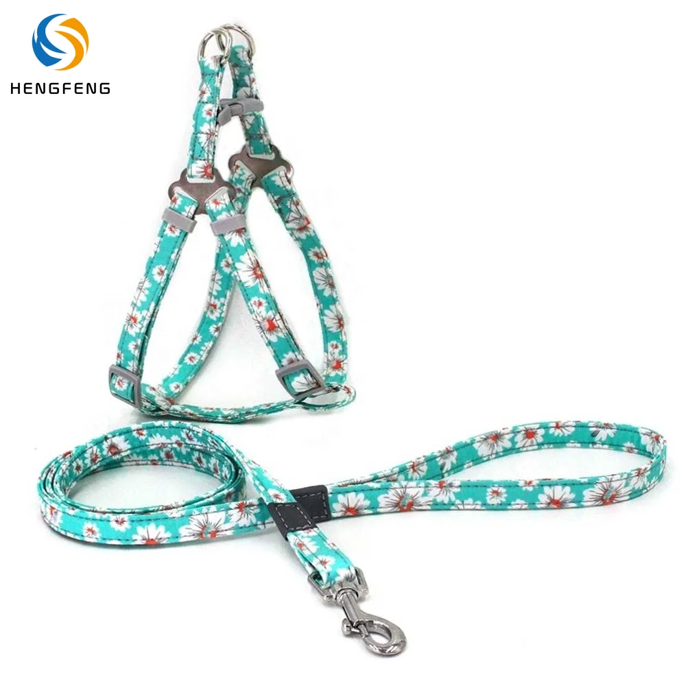 

Adjustable Pet Products Manufacturers Soft Custom Design Dog Leash Dog Collar Dog Harness Set Pet Vest, Picture shows