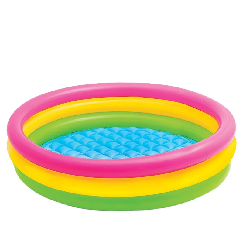 

INTEX 57412 Sunset Glow Pool, 45in X 10in swimming pool inflatable toy inflatable swimming pool for kids and adults