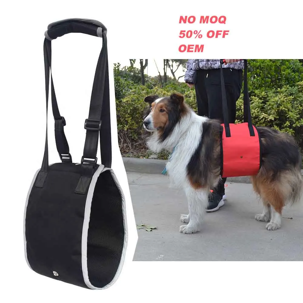 

Manufacturer Wholesale Heavy Duty Soft Sling Pet Dog Lift Support Walling Harness with Adjustable Strap for Old and Injured Dog
