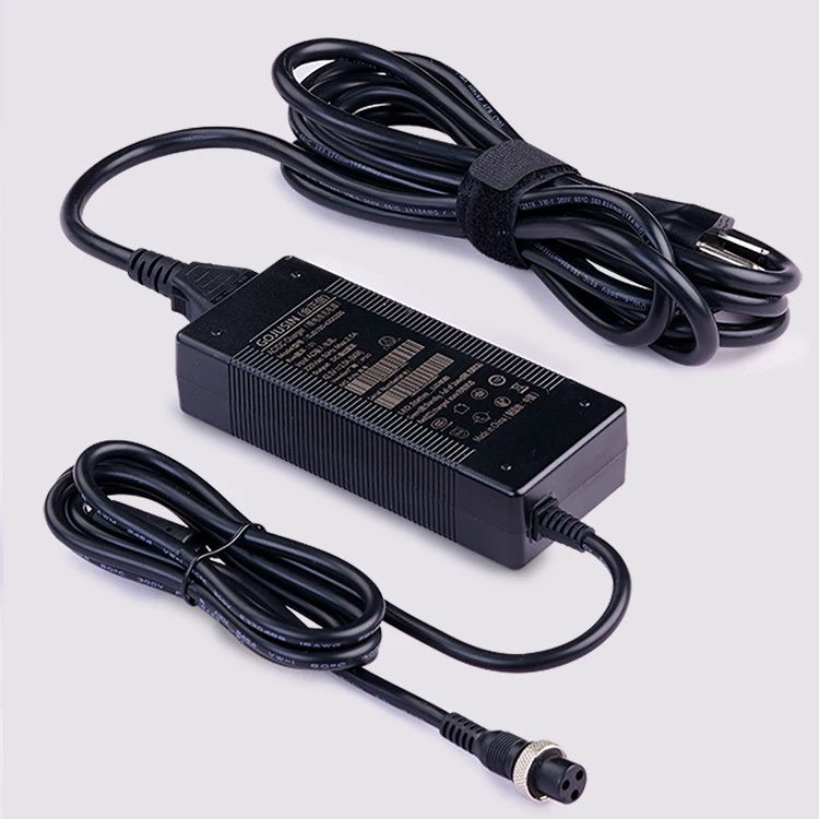 

Professional custom 48V 13S li ion battery charger 54.6V 1.5A 13S lithium battery pack charger 48V with CE GS FCC BS KC SAA ROHS
