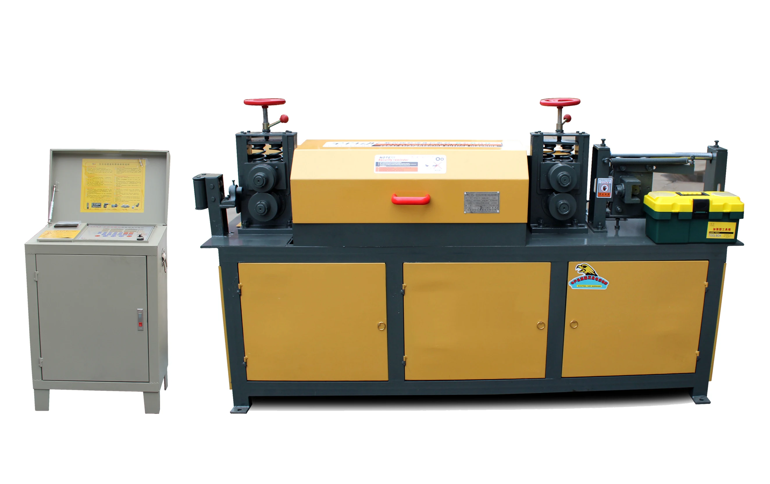 Wire cutting machine. Manual Straightening Machine,. Steel Bar straighting Machine.