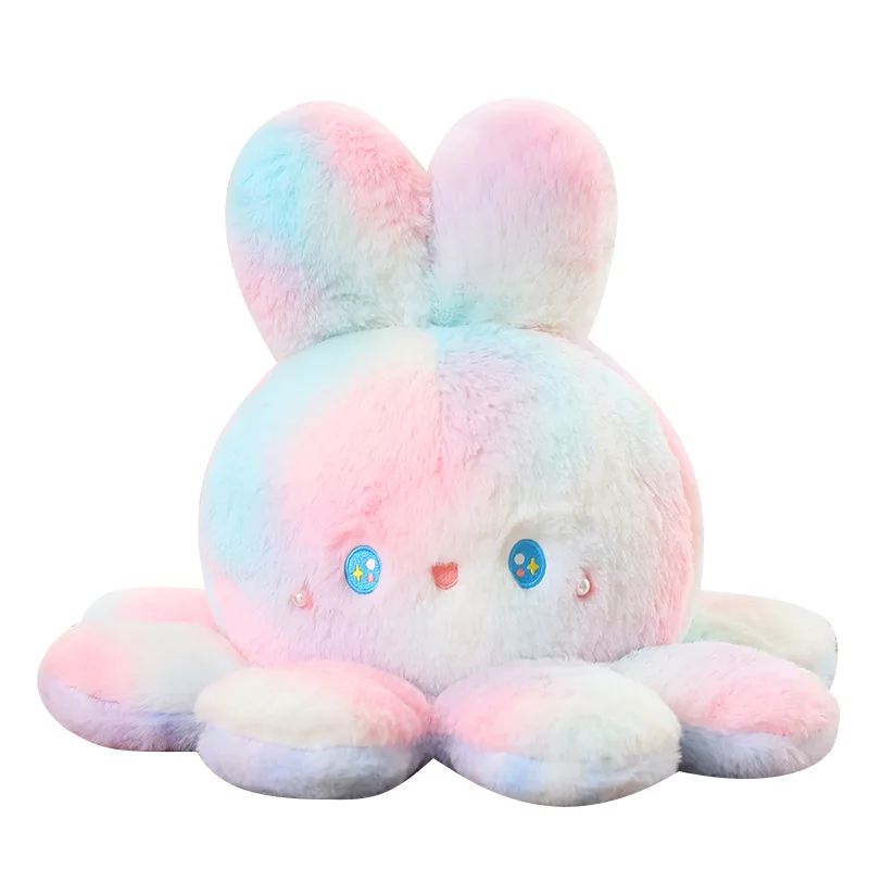 

2023 hot selling plush pillow CPC soft custom kids bunny rabbit plush animal doll giant octopus for kids