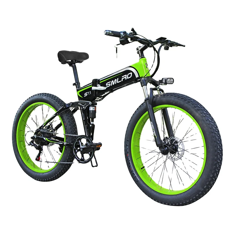 

26'' folding e bike fat tire folding electric bike 48v 350w high speed electric folding bike
