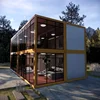 Low price fast install removable prefabricated container house for camp