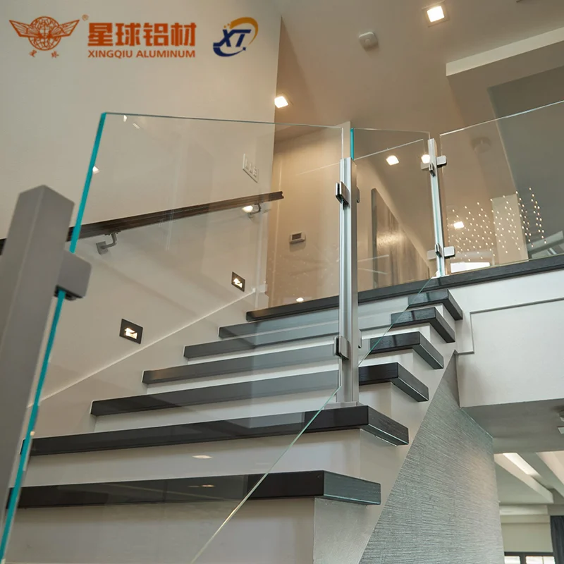 

Outdoor Stair Design Modern Balcony Aluminum Railing Designs Super Strong Tempered Glass Anti Broken aluminum price per kg, Many colors as your choice