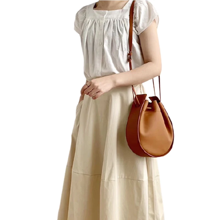

Wholesale Summer Fashion Bucket bag Luxury Private Label Leather Ladies Shoulder Hand Bag Custom Woman Handbag, Colors are shipped randomly