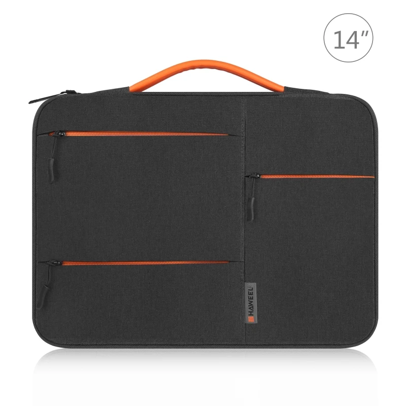 

Hot Selling High Quality For 14 inch-15 inch Laptops HAWEEL 14.0 inch Sleeve Case Zipper Briefcase Laptop Handbag(Black)