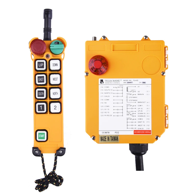 

Telecrane F24-8D crane radio remote control wireless transmitter and receiver