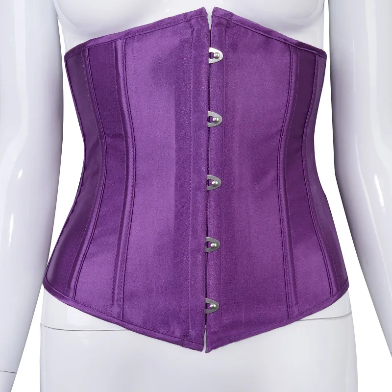 

The Double Steel Boned lace corsets Plus Size Overbust Satin Corsets