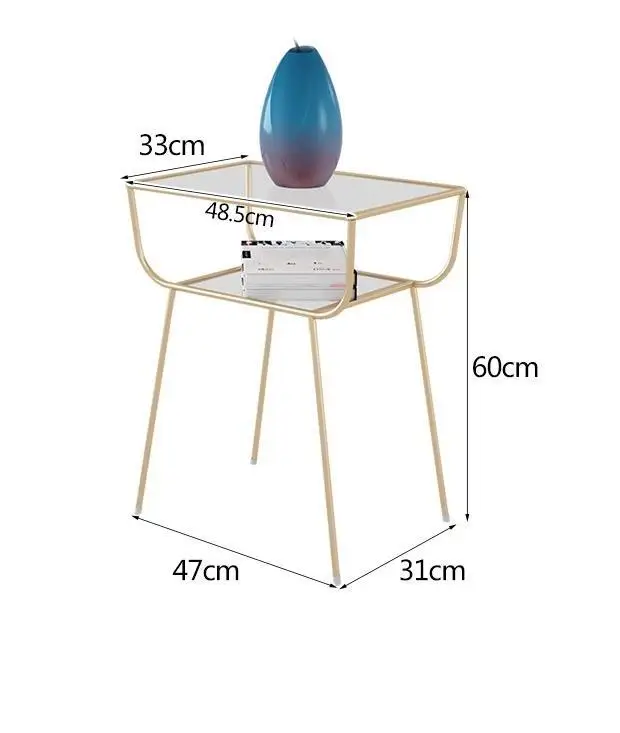 Fujian Nordic contemporary originality vitreous glass tea table cabinet for sitting room