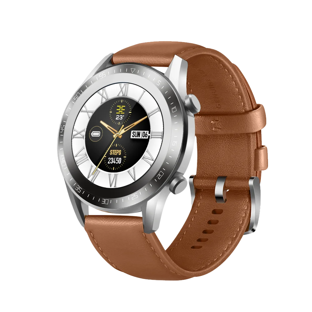 

GT2 Amazon high quality H53 smartwatch NFC Leather strap recognition waterproof Electronic watch fastrack watches for women
