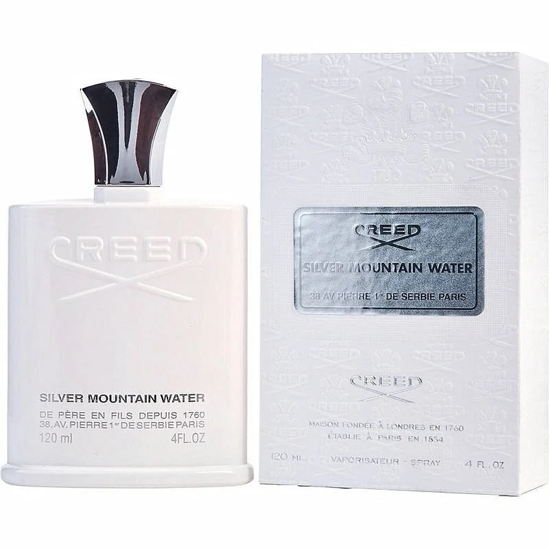 

CREED PERFUME 120ml 4fl.oz Creed Silver Mountain Water for men women Long lasting fragrance Body spray good men women perfume