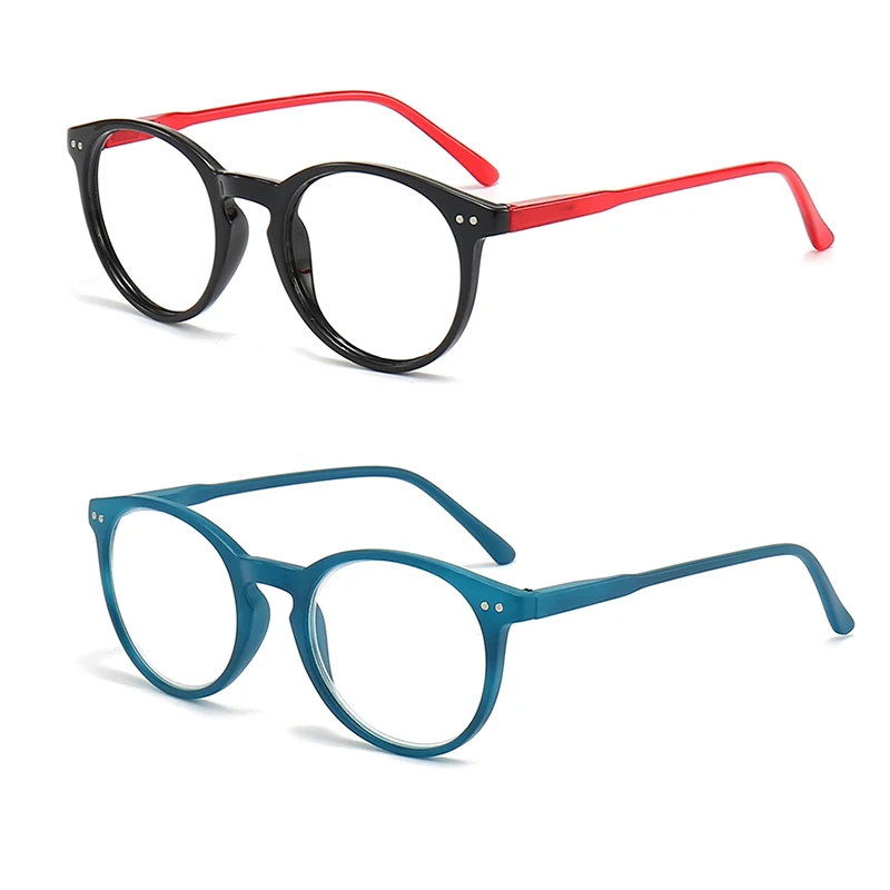 

1410 Wholesale Custom Logo Fashion Plastic Women Diopter Reader Blocking Anti Blue Light Reading Glasses For Men