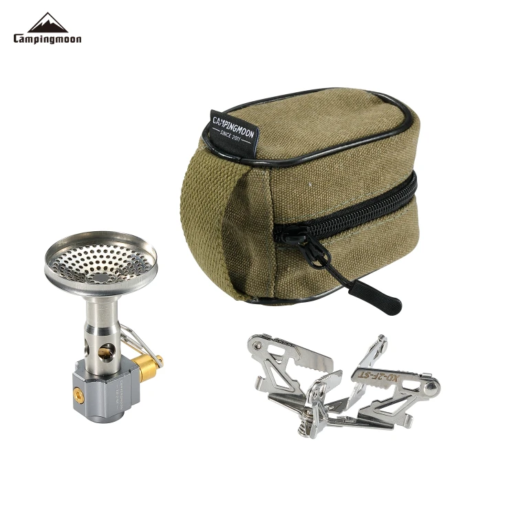 

CAMPINGMOON Outdoor Camping Rocket Stove Cooking Equipment Furnace Camping Portable Mini Gas Stove